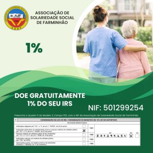 Doe gratuitamente 1% do seu IRS